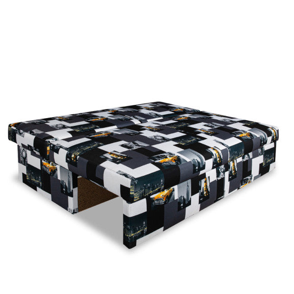 Canapea Extensibila Cu Lada Depozitare Vario Taxi, Multicolor, 191 x 98 x 80 Cm