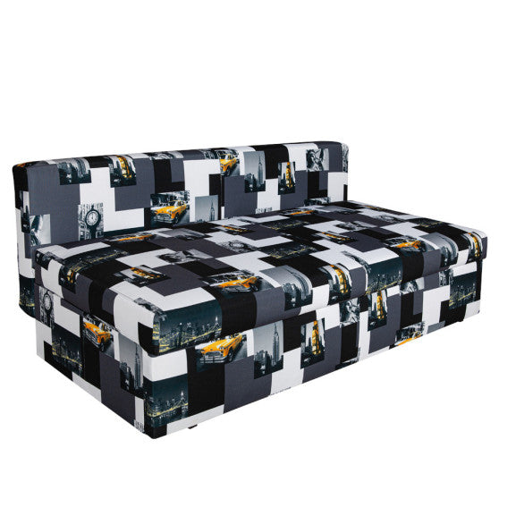 Canapea Extensibila Cu Lada Depozitare Vario Taxi, Multicolor, 191 x 98 x 80 Cm