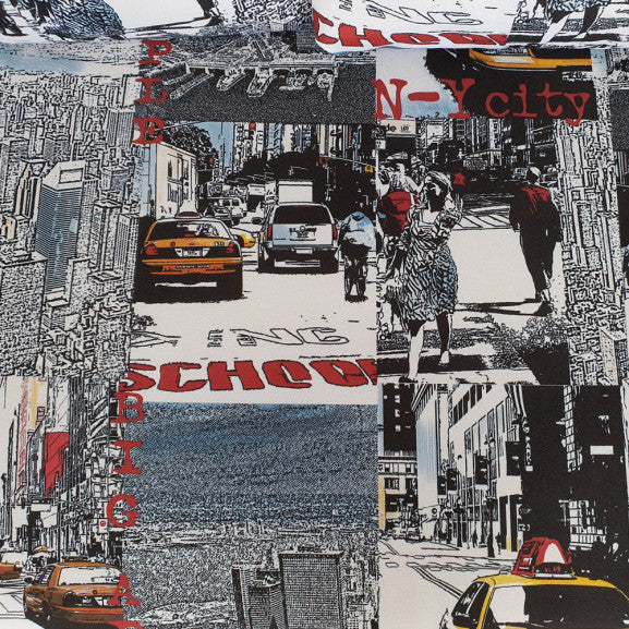Canapea Extensibila Cu Lada Depozitare Vario Taxi Ny City, Multicolor, 191 x 98 x 80 Cm