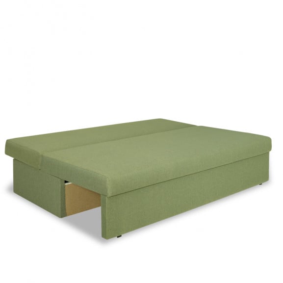 Canapea Extensibila Cu Lada Depozitare Vario, Verde, 191 x 98 x 80 Cm