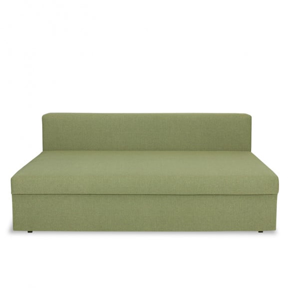 Canapea Extensibila Cu Lada Depozitare Vario, Verde, 191 x 98 x 80 Cm