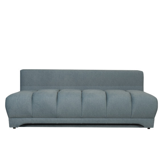 Canapea Extensibila Dali, 3 Locuri, Lada Depozitare, Albastru, 210 Cm