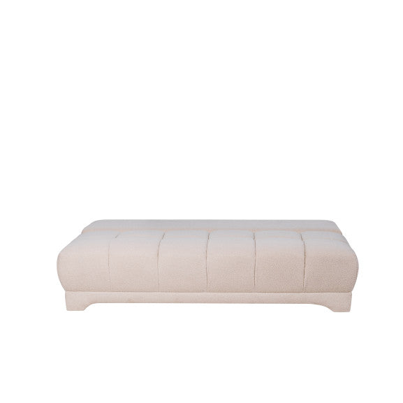 Canapea Extensibila Dali, 3 Locuri, Lada Depozitare, Crem, 210 Cm