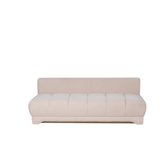 Canapea Extensibila Dali, 3 Locuri, Lada Depozitare, Crem, 210 Cm