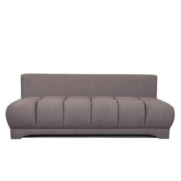 Canapea Extensibila Dali, 3 Locuri, Lada Depozitare, Gri, 210 Cm