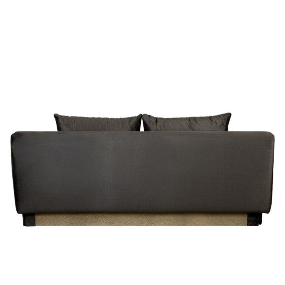 Canapea Extensibila Dali, 3 Locuri, Lada Depozitare, Gri Inchis, 210 Cm