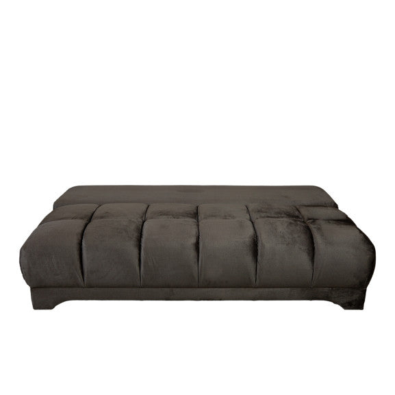 Canapea Extensibila Dali, 3 Locuri, Lada Depozitare, Gri Inchis, 210 Cm