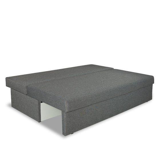 Canapea Extensibila Vario Cu Lada Gri Inchis, 191 x 98 x 80 Cm