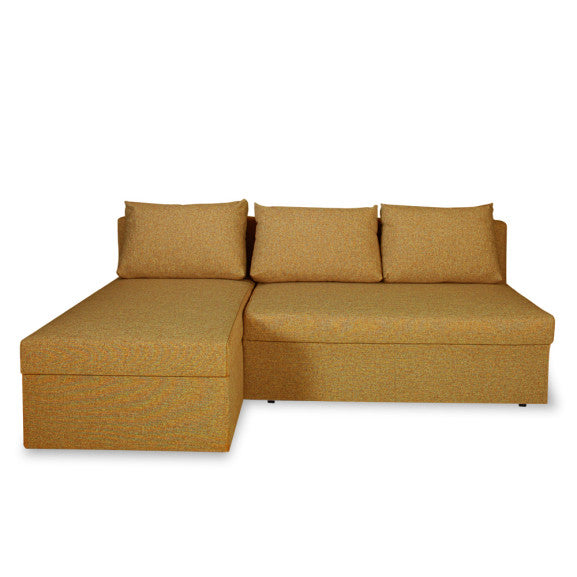 Coltar Extensibil Cu Lada, Blue Interschimbabil Stanga/Dreapta, Galben ICON 45, 220 X 80 X 155 Cm