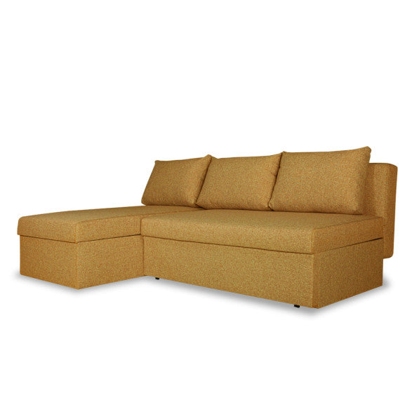 Coltar Extensibil Cu Lada, Blue Interschimbabil Stanga/Dreapta, Galben ICON 45, 220 X 80 X 155 Cm