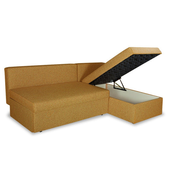 Coltar Extensibil Cu Lada, Blue Interschimbabil Stanga/Dreapta, Galben ICON 45, 220 X 80 X 155 Cm