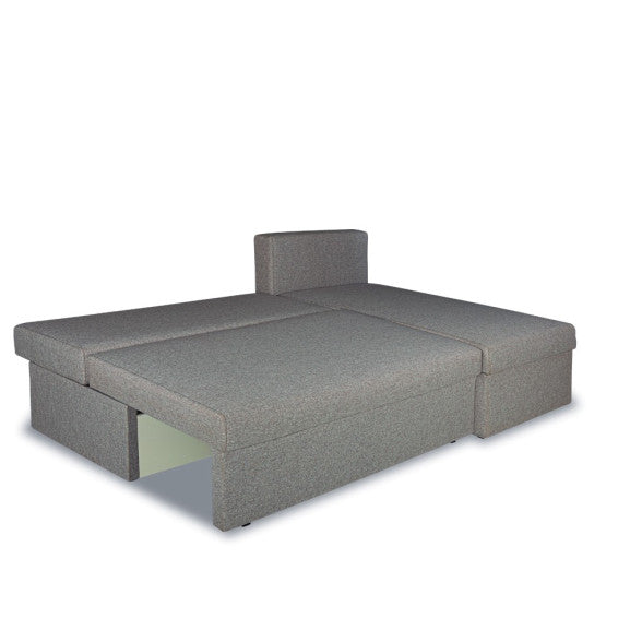 Coltar Extensibil Cu Lada, Blue Interschimbabil Stanga/Dreapta, Gri Inchis Arte 84A, 220 X 80 X 155 Cm