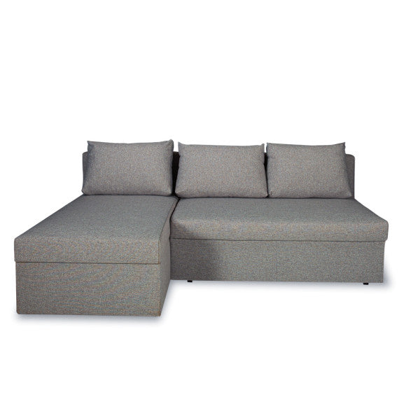 Coltar Extensibil Cu Lada, Blue Interschimbabil Stanga/Dreapta, Gri Inchis Arte 84A, 220 X 80 X 155 Cm