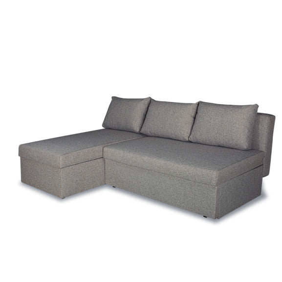 Coltar Extensibil Cu Lada, Blue Interschimbabil Stanga/Dreapta, Gri Inchis Arte 84A, 220 X 80 X 155 Cm