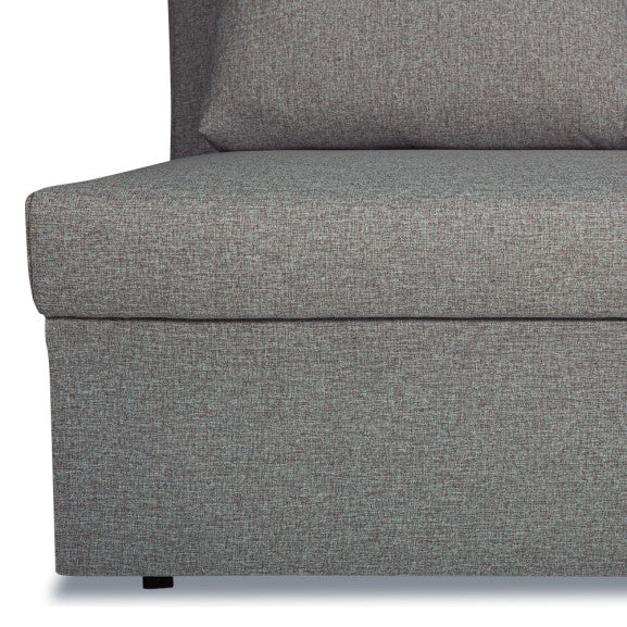 Coltar Extensibil Cu Lada, Blue Interschimbabil Stanga/Dreapta, Gri Inchis Arte 84A, 220 X 80 X 155 Cm