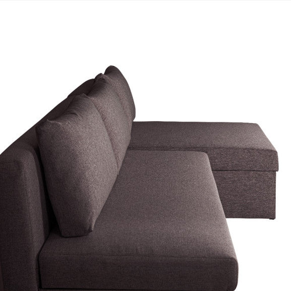 Coltar Extensibil Cu Lada, Blue Interschimbabil Stanga/Dreapta, ICON 69, 220 X 80 X 155 Cm
