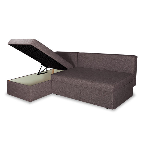 Coltar Extensibil Cu Lada, Blue Interschimbabil Stanga/Dreapta, ICON 69, 220 X 80 X 155 Cm