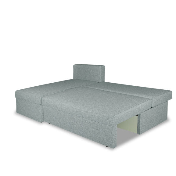 Coltar Extensibil Cu Lada, Blue Interschimbabil Stanga/Dreapta, Icon 84, 220 X 80 X 155 Cm