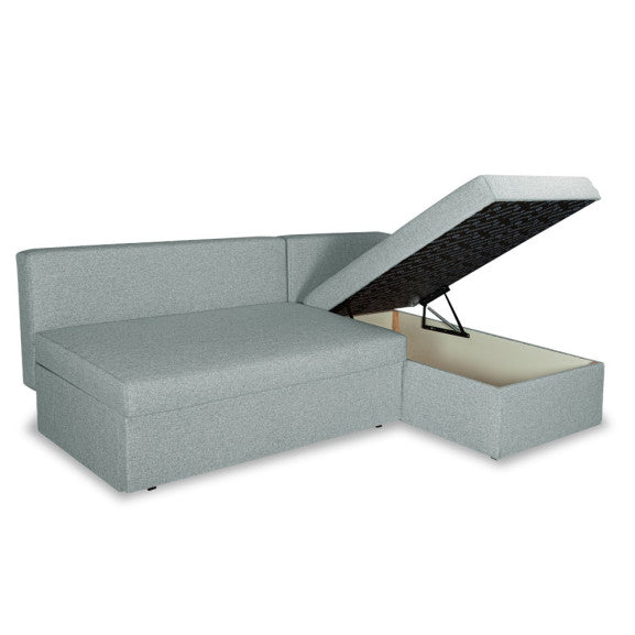Coltar Extensibil Cu Lada, Blue Interschimbabil Stanga/Dreapta, Icon 84, 220 X 80 X 155 Cm