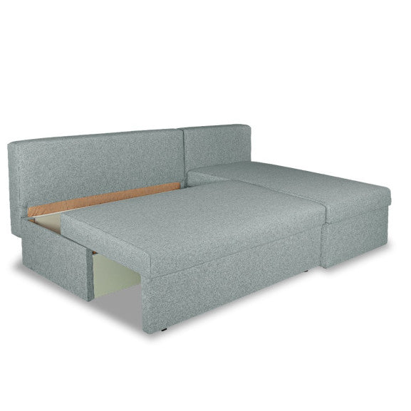 Coltar Extensibil Cu Lada, Blue Interschimbabil Stanga/Dreapta, Icon 84, 220 X 80 X 155 Cm