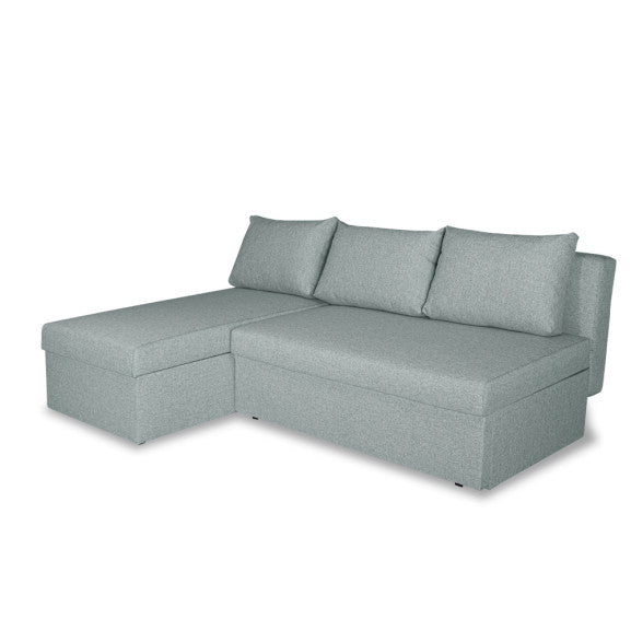 Coltar Extensibil Cu Lada, Blue Interschimbabil Stanga/Dreapta, Icon 84, 220 X 80 X 155 Cm