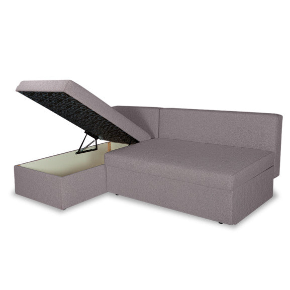 Coltar Extensibil Cu Lada, Blue Interschimbabil Stanga/Dreapta, Icon 90, 220 x 80 x 155 Cm