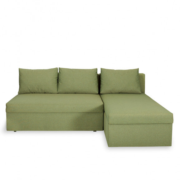 Coltar Extensibil Cu Lada Depozitare Vario, Interschimbabil Stanga/Dreapta, Verde