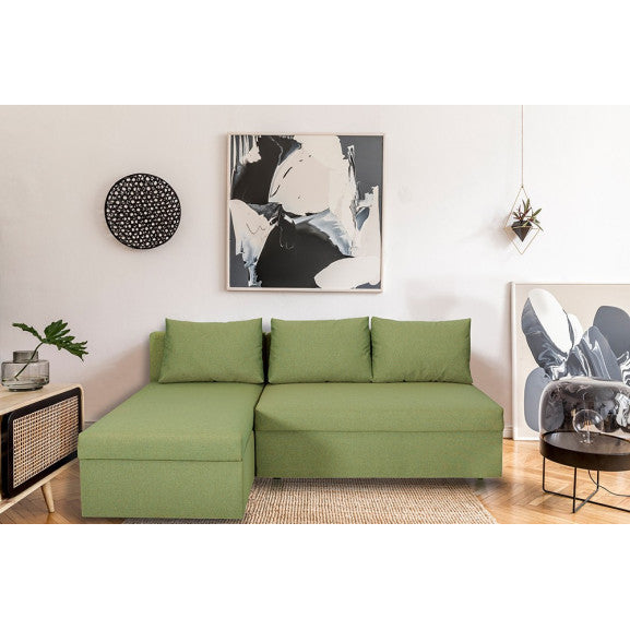 Coltar Extensibil Cu Lada Depozitare Vario, Interschimbabil Stanga/Dreapta, Verde