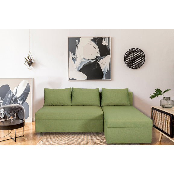 Coltar Extensibil Cu Lada Depozitare Vario, Interschimbabil Stanga/Dreapta, Verde