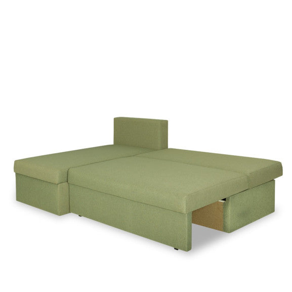 Coltar Extensibil Cu Lada Depozitare Vario, Interschimbabil Stanga/Dreapta, Verde
