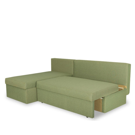 Coltar Extensibil Cu Lada Depozitare Vario, Interschimbabil Stanga/Dreapta, Verde