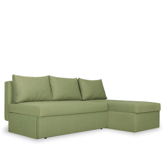 Coltar Extensibil Cu Lada Depozitare Vario, Interschimbabil Stanga/Dreapta, Verde