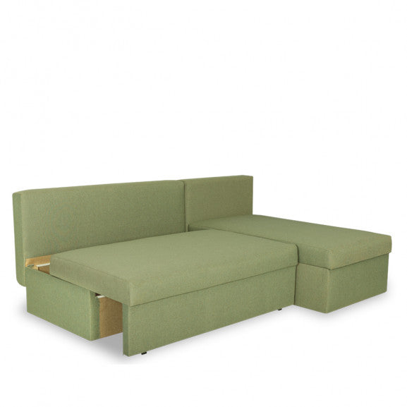 Coltar Extensibil Cu Lada Depozitare Vario, Interschimbabil Stanga/Dreapta, Verde