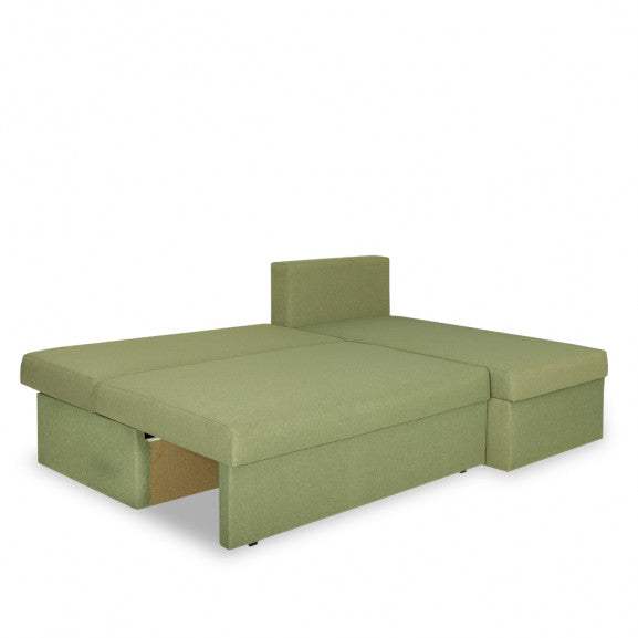 Coltar Extensibil Cu Lada Depozitare Vario, Interschimbabil Stanga/Dreapta, Verde