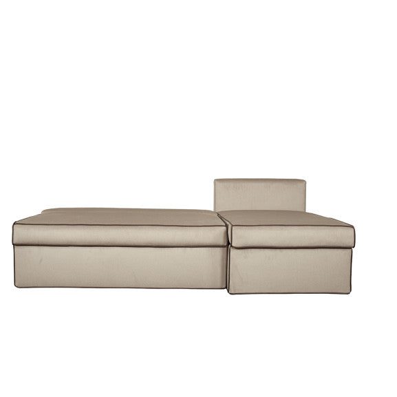 Coltar Extensibil Cu Lada New Modulo, Interschimbabil Stanga/Dreapta, Crem, 220 X 80 X 155 Cm