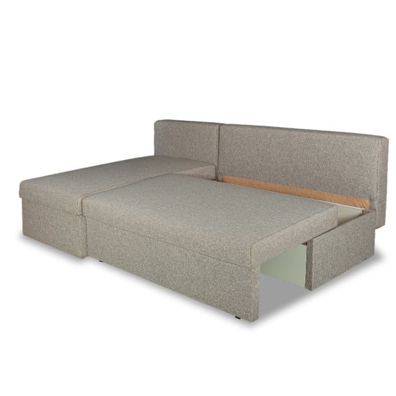 Coltar Extensibil Cu Lada Vario, Interschimbabil Stanga/Dreapta, Gri, 220 X 80 X 155 Cm