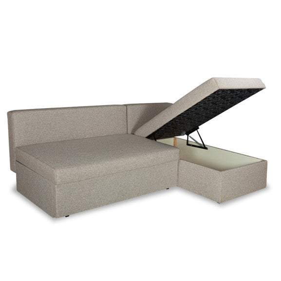 Coltar Extensibil Cu Lada Vario, Interschimbabil Stanga/Dreapta, Gri, 220 X 80 X 155 Cm