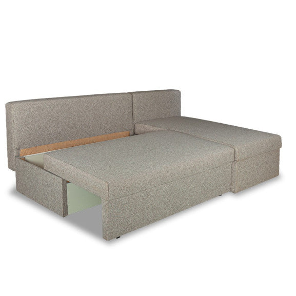 Coltar Extensibil Cu Lada Vario, Interschimbabil Stanga/Dreapta, Gri, 220 X 80 X 155 Cm