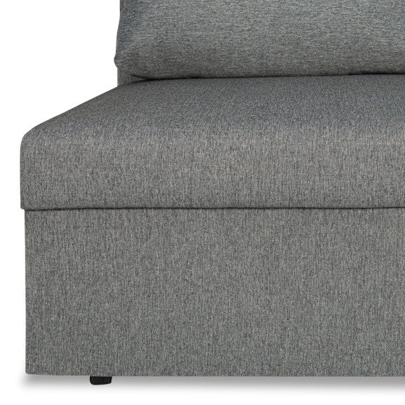 Coltar Extensibil Cu Lada, Vario Interschimbabil Stanga/Dreapta, Gri Inchis, 220 X 80 X 155 Cm